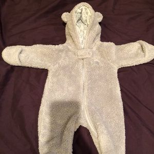 Cotton fur newborn snow suit